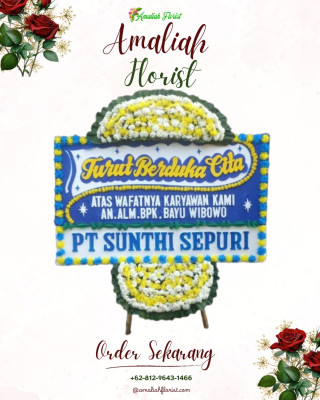 Papan Bunga Duka di Patemon